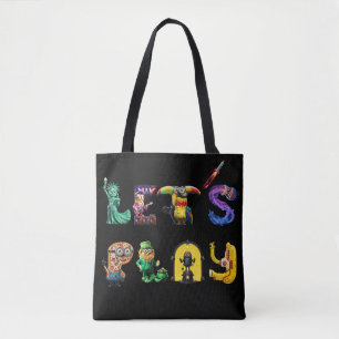 Laten we spelen tote bag