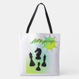 Laten we spelen tote bag