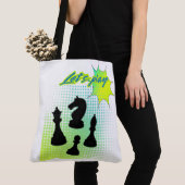 Laten we spelen tote bag (Dichtbij)