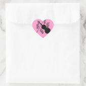 Laten we spelen, Violin_ Hart Sticker (Tas)