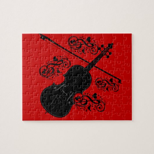 Laten we spelen,Violin_ Legpuzzel (Horizontaal)
