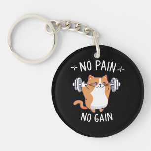 Laten we Spieren Ontwikkelen! Tijd voor de Gym! Sleutelhanger