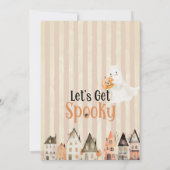 Laten we spookachtig worden | Halloween-verjaardag Kaart (Achterkant)