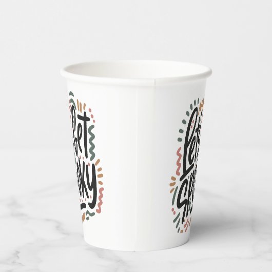 Laten we spookachtig worden papieren bekers (Rechts)