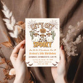 Laten we spooky 5th Birthday Western Party krijgen Kaart