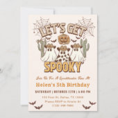 Laten we spooky 5th Birthday Western Party krijgen Kaart (Voorkant)