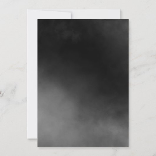 Laten we Spooky Ghost Halloween Party krijgen Kaart (Achterkant)