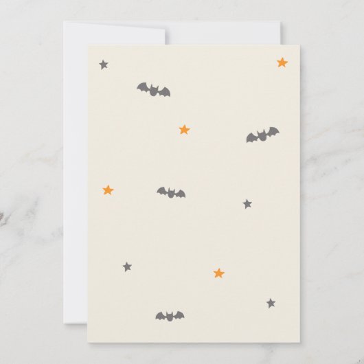 Laten we Spooky Ghost Halloween Party krijgen Kaart (Achterkant)