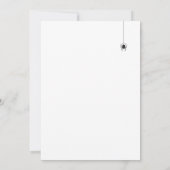 Laten we Spooky Ghost Halloween Party krijgen Kaart (Achterkant)