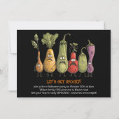 LATEN WE SPOOKY GROENTEN ETEN! Halloween Kaart (Voorkant)