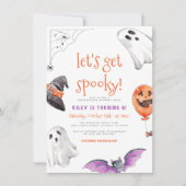 Laten we Spooky halen | Cute Halloween Birthday Pa Kaart (Voorkant)