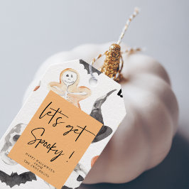 Laten we Spooky halen | Halloween-partij | Cadeaulabel
