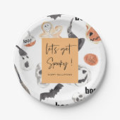 Laten we Spooky halen | Halloween-partij Papieren Bordje (Voorkant)