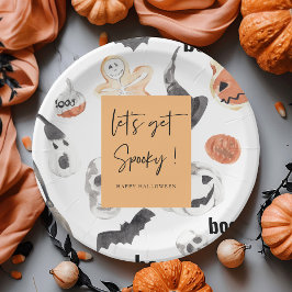 Laten we Spooky halen | Halloween-partij Papieren Bordje