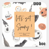 Laten we Spooky halen | Halloween-partij | Vierkante Sticker (Voorkant)