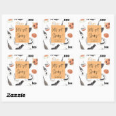 Laten we Spooky halen | Halloween-partij | Vierkante Sticker (Vel)