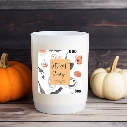 Laten we Spooky halen | Halloween-partij | Vierkante Sticker