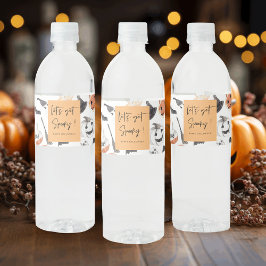 Laten we Spooky halen | Halloween-partij Waterfles Etiket