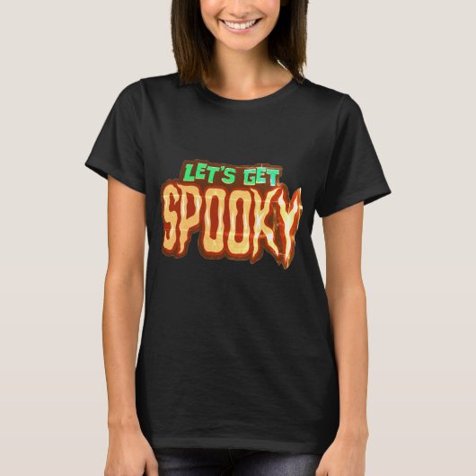 Laten we Spooky halen T-shirt (Voorkant)