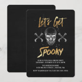Laten we Spooky halen | Uitnodiging van de Hallowe (Voorkant / Achterkant)