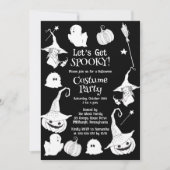 Laten we Spooky Halloween Costume Party halen Kaart (Voorkant)