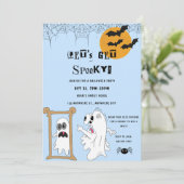 Laten we Spooky Halloween Costume Party halen Kaart (Staand voorkant)