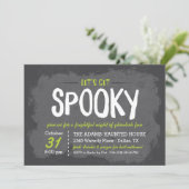 Laten we Spooky Halloween Costume Party halen Kaart (Staand voorkant)