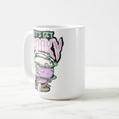 Laten we Spooky Halloween feest Koffiemok (Voorkant links)