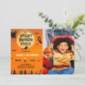 Laten we Spooky Halloween krijgen op elke leeftijd Kaart (Staand voorkant)