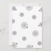 Laten we spooky Halloween Party wit Kaart (Achterkant)