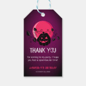 Laten we spooky Halloween verjaardagsfeestje krijg Cadeaulabel (Voorkant)