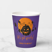 Laten we spooky Halloween verjaardagsfeestje krijg Papieren Bekers (Voorkant)