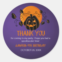 Laten we spooky Halloween verjaardagsfeestje krijg