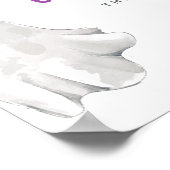 Laten we Spooky Halloween verjaardagswelkomstbord  Poster (Hoek)