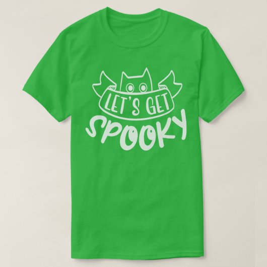 Laten we spooky maken t-shirt (Design voorkant)