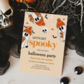 Laten we Spooky Pumpkin Ghost Halloween Party krij Kaart