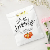 Laten we Spooky Pumpkin Halloween pakken Bedankzakje (Gezegeld)