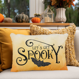 Laten we Spooky Sparkly Halloween halen Accent Kussen