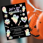 Laten we Spooky worden, Halloween feest Kaart