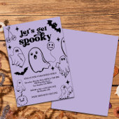 Laten we Spooky worden, Halloween feest Kaart