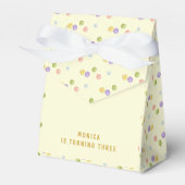 Laten we springen apen kinderen verjaardag bedankdoosjes (Voorkant Zijde)