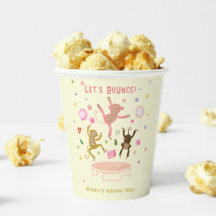 Laten we springen apen kinderen verjaardag