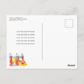Laten we springen Bounce House Trampoline Park Ver Briefkaart (Achterkant)