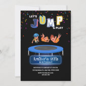 Laten we SPRINGEN en Verjaardag vieren  Kaart (Voorkant)