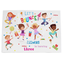 Laten we springen park kinderen verjaardag bounce groot cadeauzakje