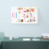 Laten we springen park kinderen verjaardag bounce spandoek (Beurs)