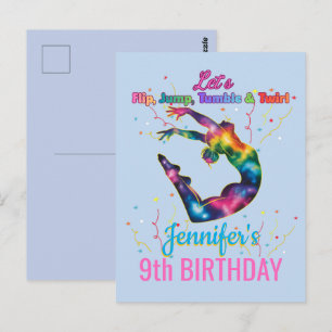 Laten we Springen, Salto's Draaien & Pirouetten ma Briefkaart