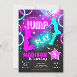 Laten we springen Stuiteren Neon Trampoline Park V Kaart