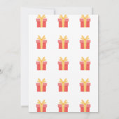 Laten we springen trampoline park kinderen verjaar kaart (Achterkant)