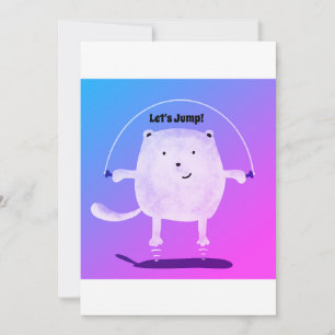 Laten we springen! Uitnodiging